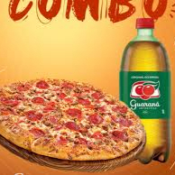Pizza - Deliciosa Pizza, massa artesanal bem fofinha e saborosa, com recheios de Queijo Mussarela e Calabresas., para ajustar os sabores Rodelas de Cebola e Azeitonas