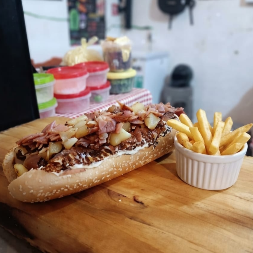 Dogo Hawaiano 20cm con Papas