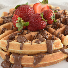 Waffles Choco Fresa 3 pzas
