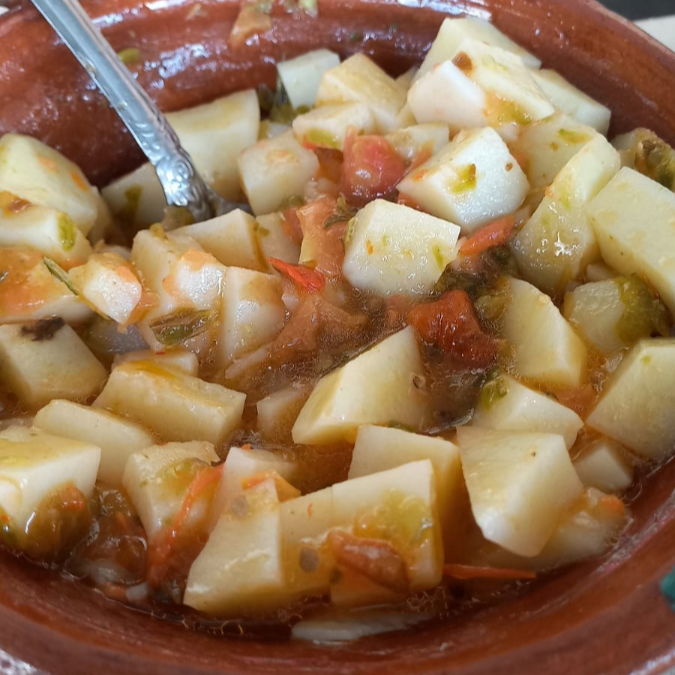 Papas Verdes Mollete