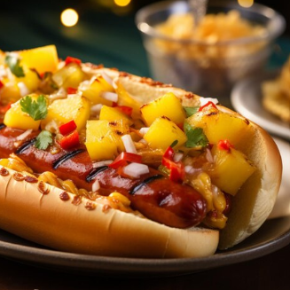 Hot Dog Hawaiano