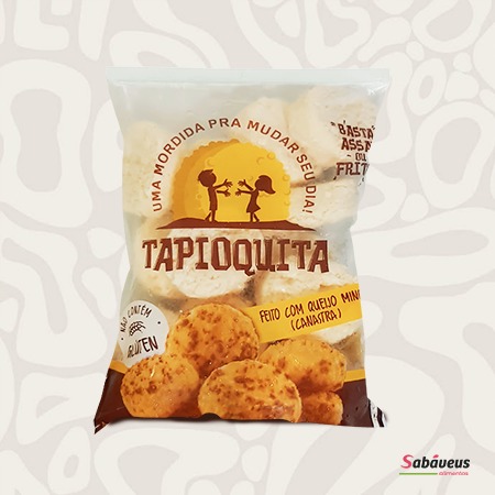 Tapioquita é nosso pão de queijo de Tapioca com muito queijo canastra.