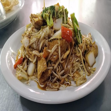 Tallarines con Pechuga de pollo