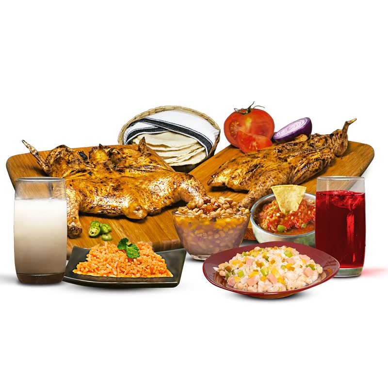 PKTazo GDE/1.5 Pollo+3 Compl+2 Aguas 500