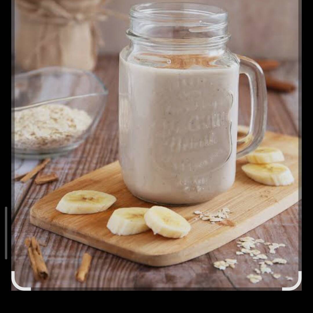 Licuado de Avena con Plátano 1/2L