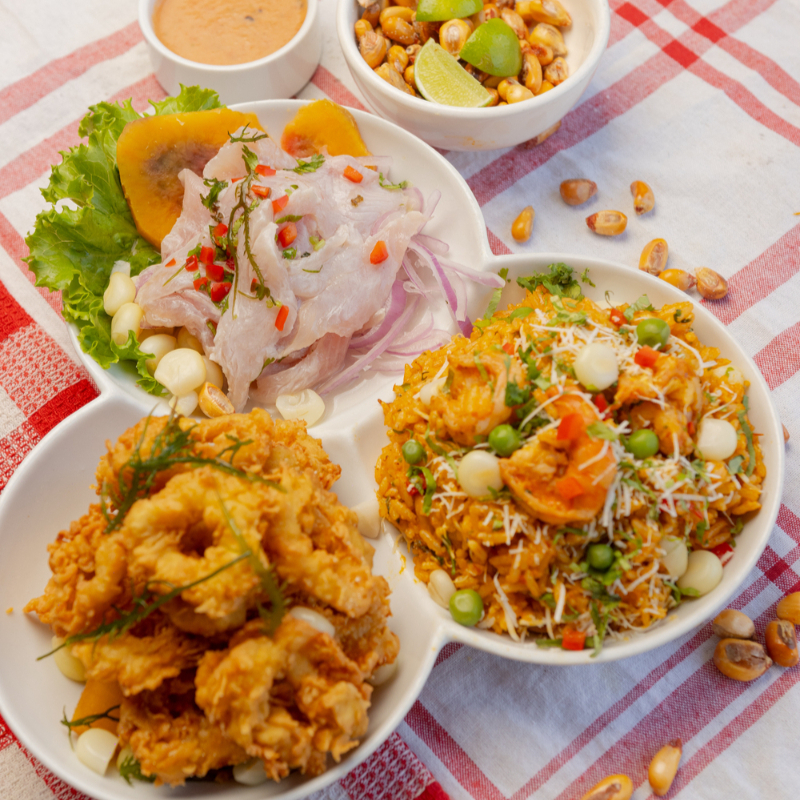 Trío Marino con Chicharrón de Calamar