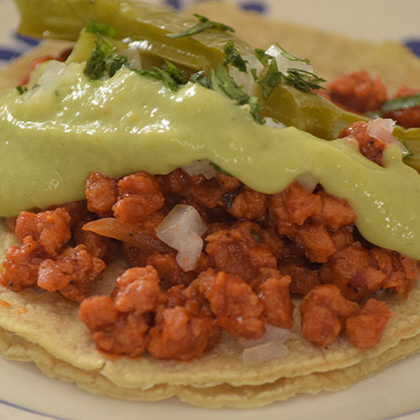 Taco de Chorizo