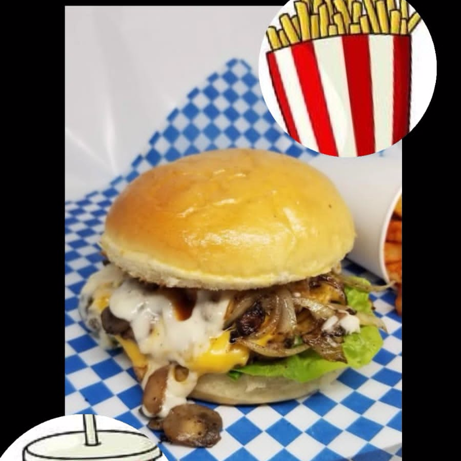 Combo-Hi burguer + Papas + Gaseosa
