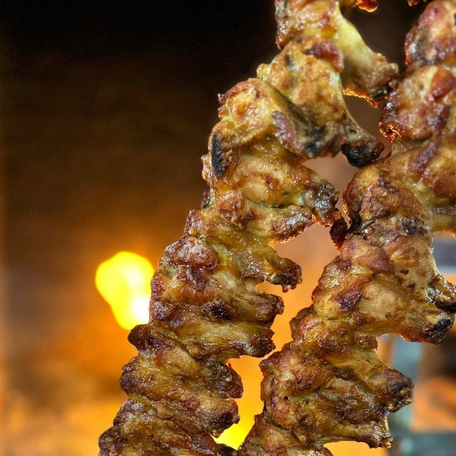 Coxinha da asa suculenta e bem temperada, irresistivel.