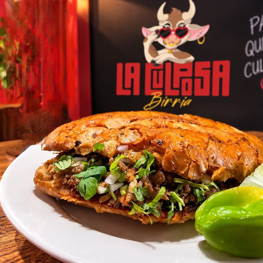 Torta de Birria.