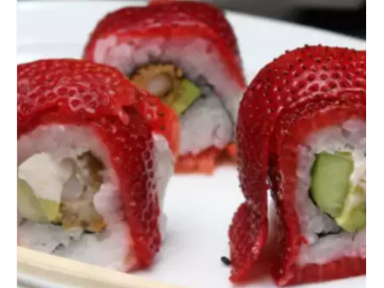Sushi de Fresa