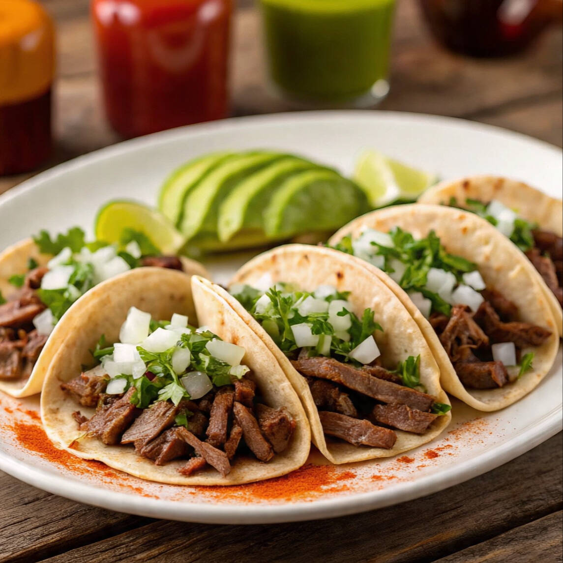Orden de 4 TAQUITOS de ARRACHERA