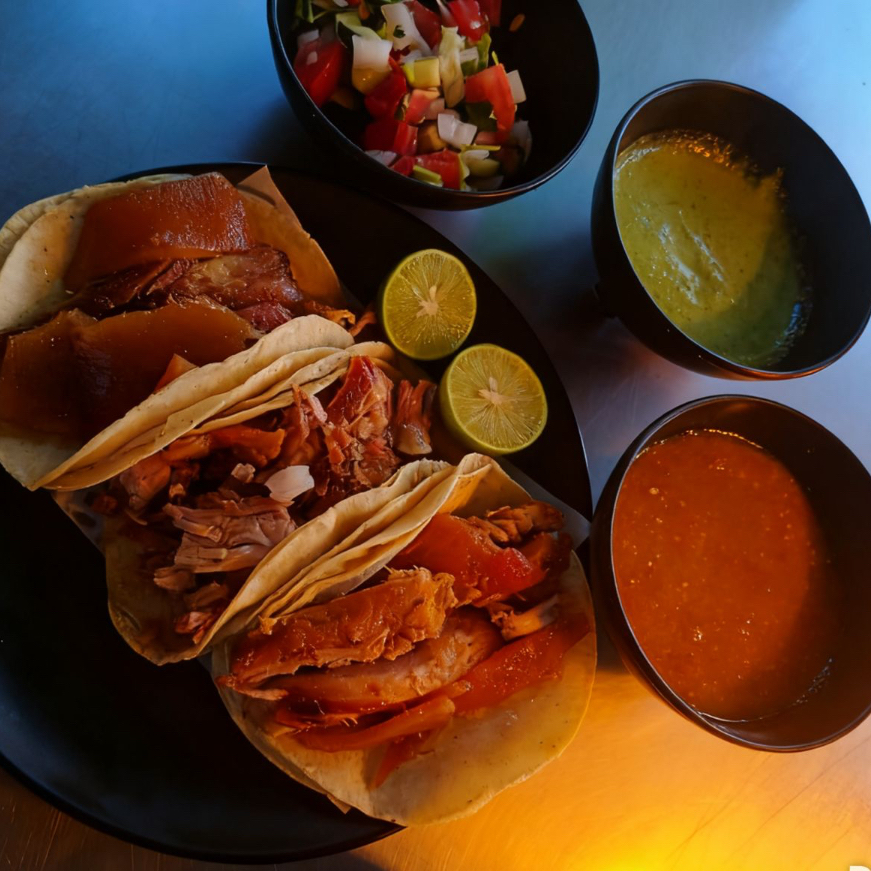 Combo Tres Tacos más Coca Cola 600 Ml