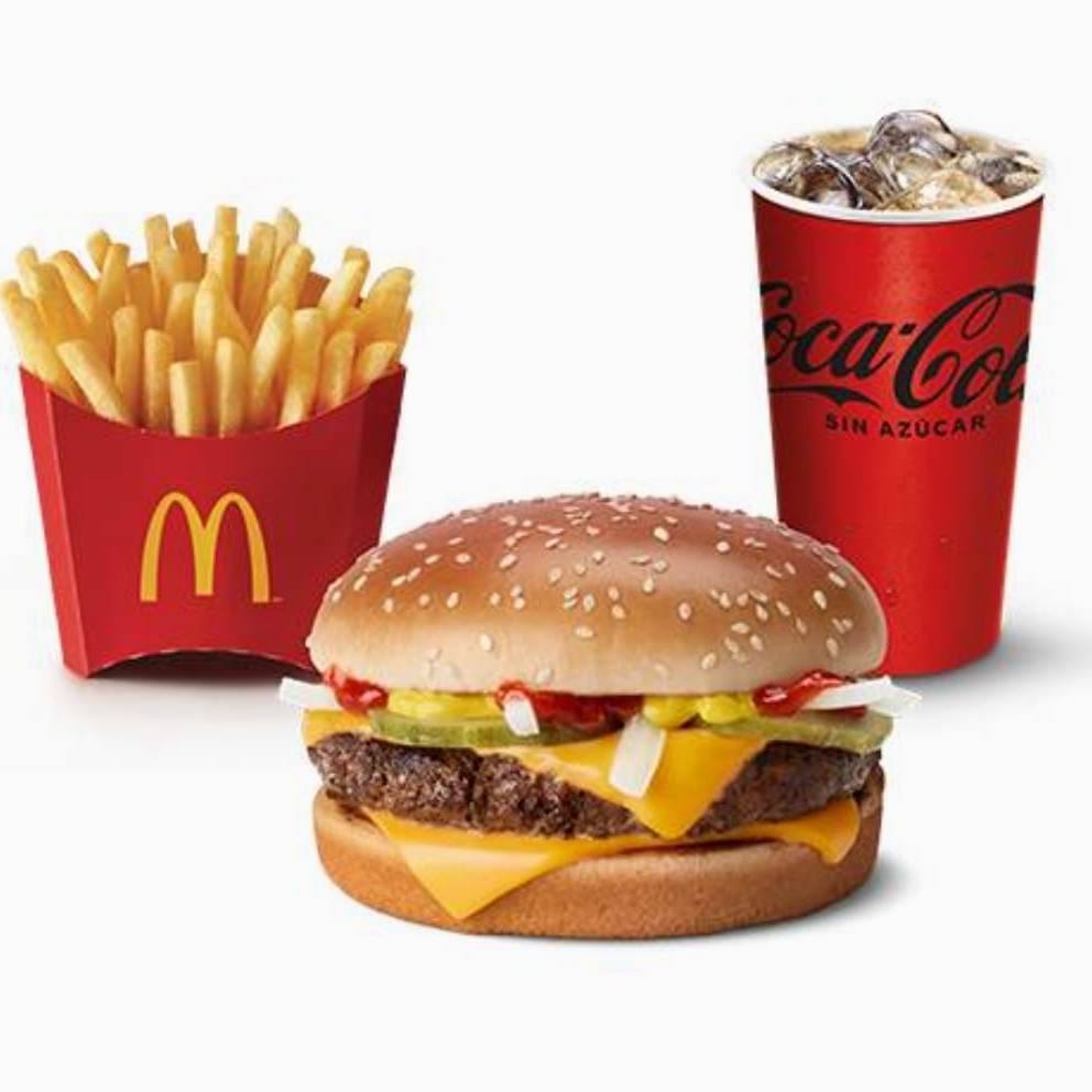 McTrío Cuarto de Libra Con Queso