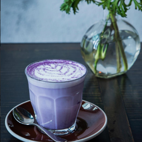 Taro latte