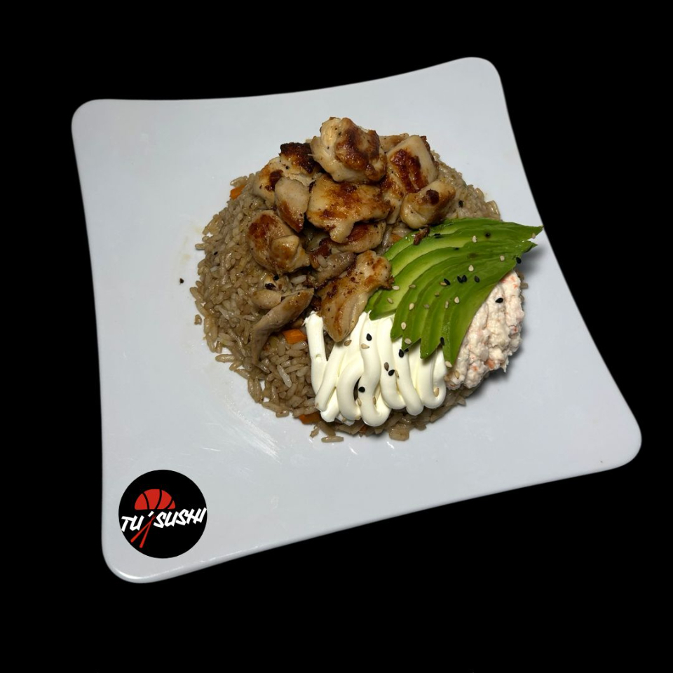 Yakimeshi de Pollo