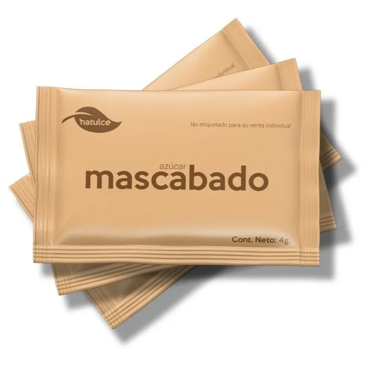 Azúcar moscabada sobre de 4gr
