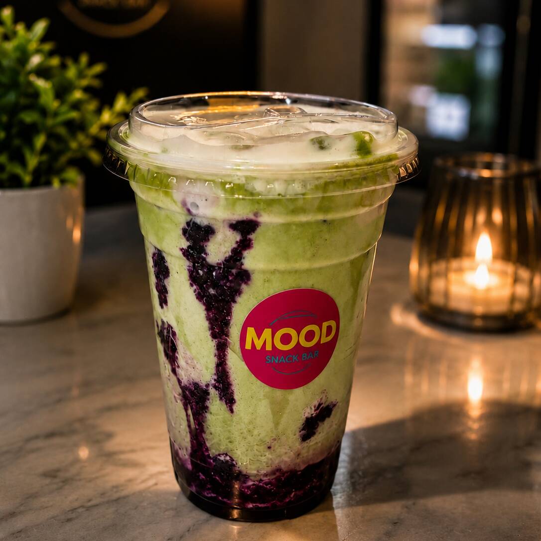 Blackberry Matcha Late