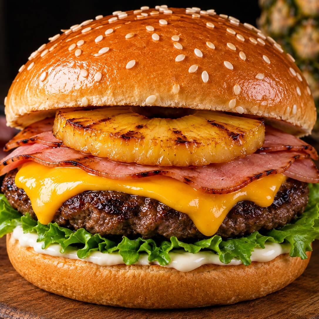 Hamburguesa Hawaiana