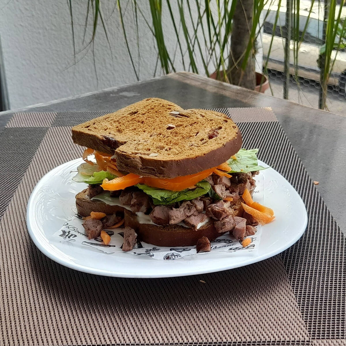 Sandwich de Pollo o Arrachera