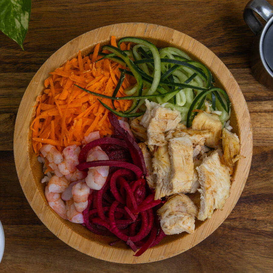 Combo Poke Bowl+ Agua Fresca 16oz