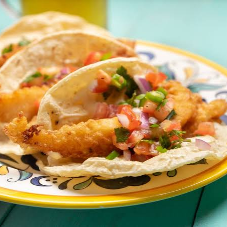 Tacos capeados de filete de pescado