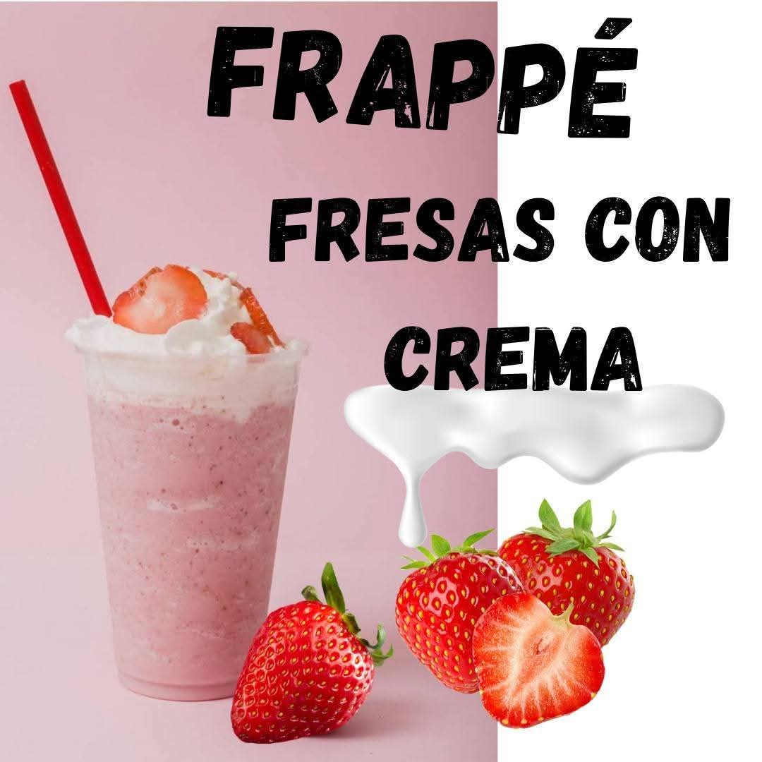 Frappé de Fresas naturales