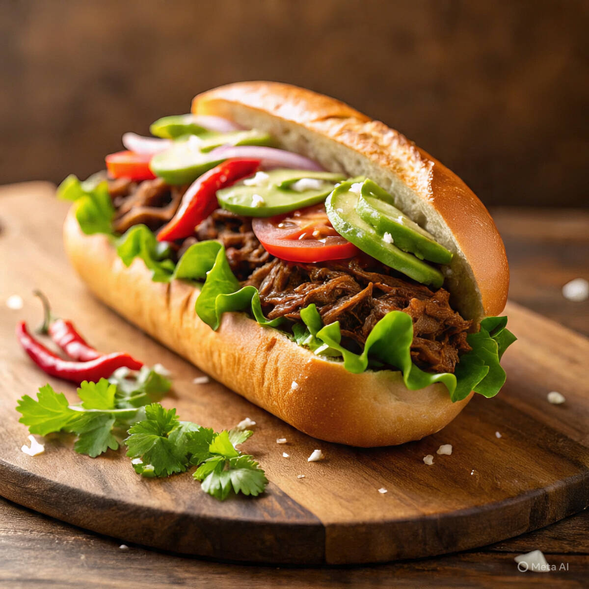 Torta de Birria