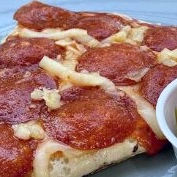 Crepita salada de pepperoni