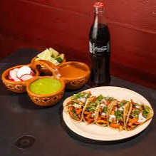 4 TACOS DE PASTOR 1 COCA DE 600 ML