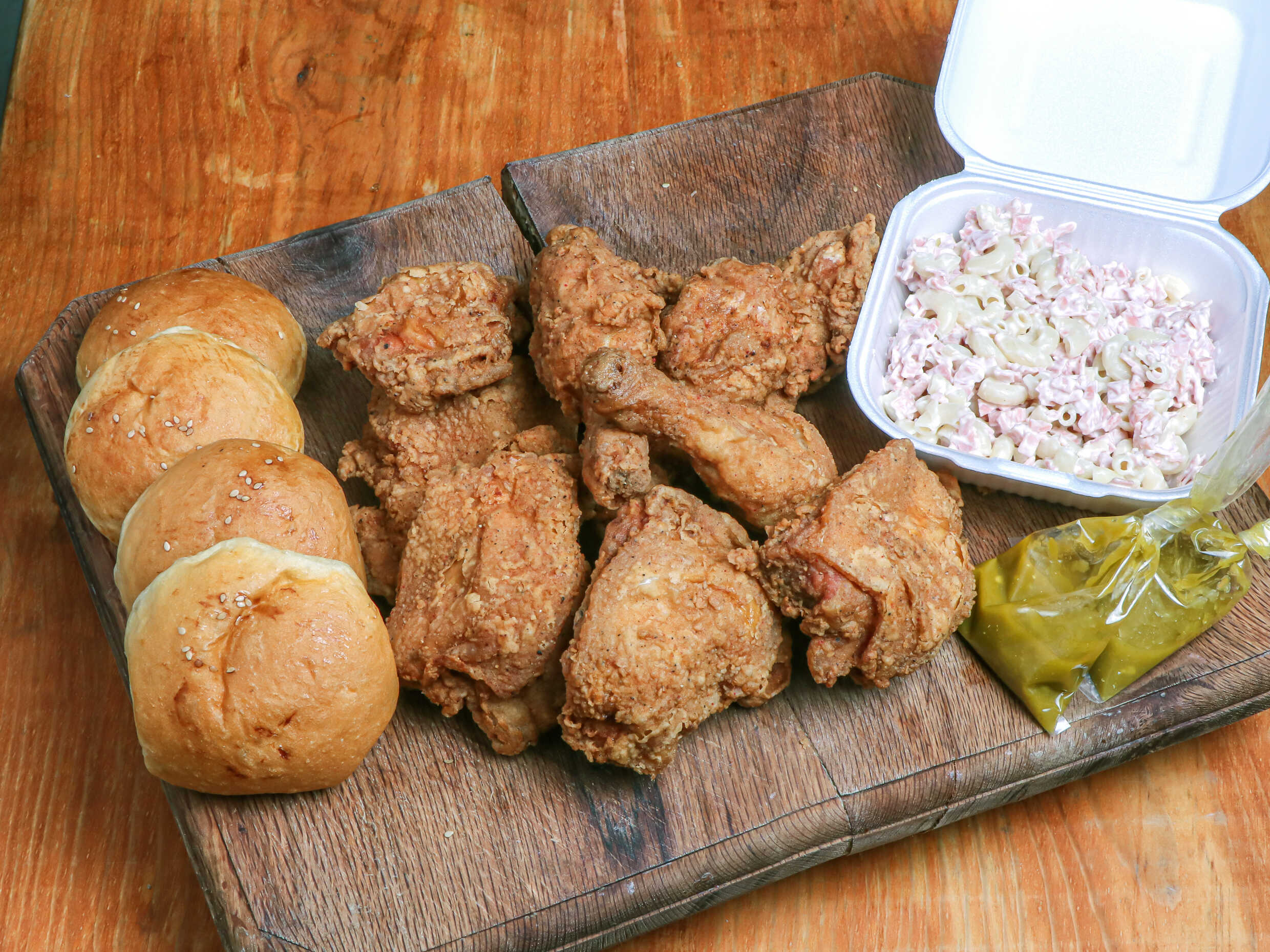 Pollo empanizado Tío P-Lukas