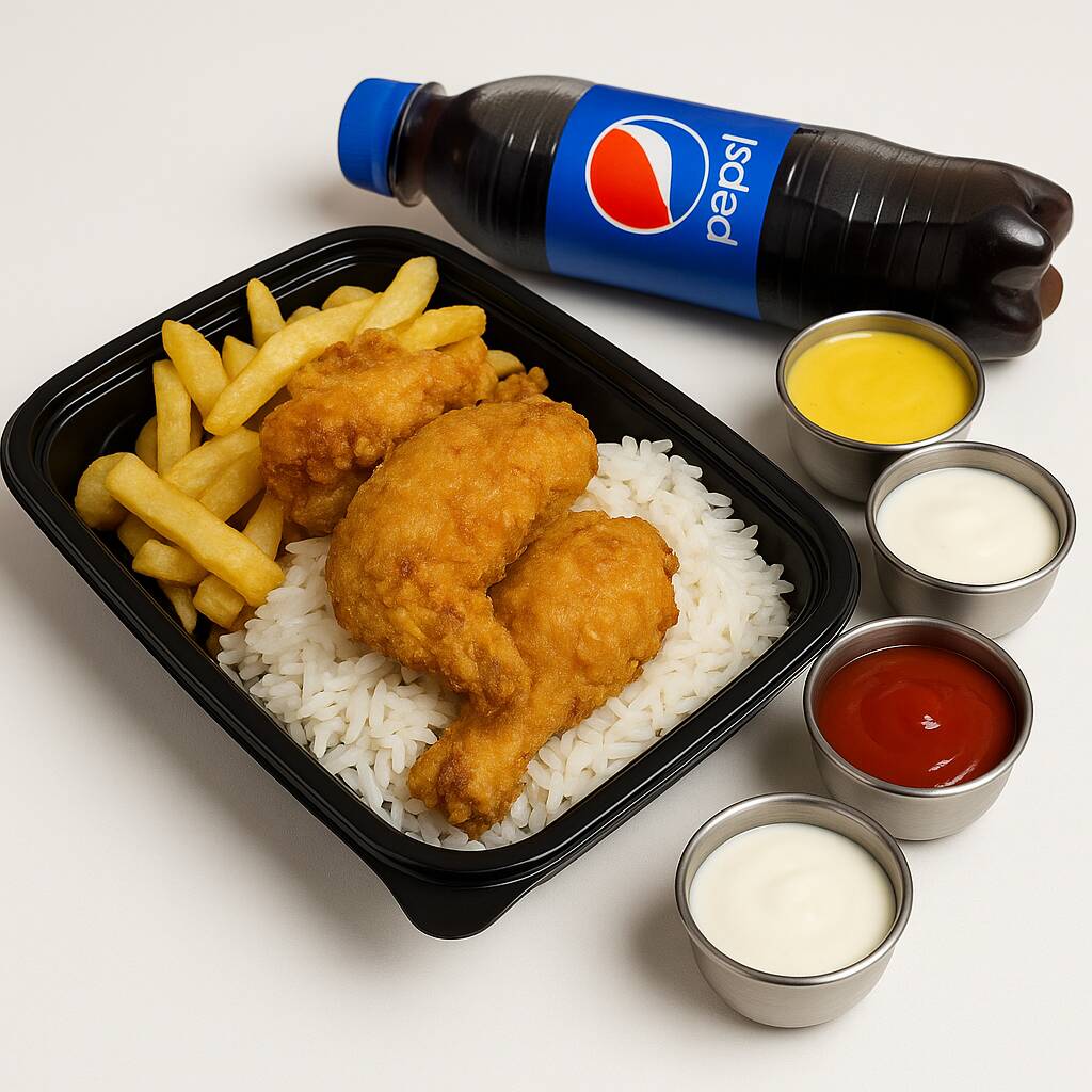COMBO ALITA BROASTER+PAPAS+ARROZ+PEPSI
