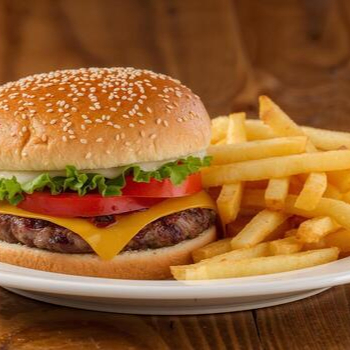 Hamburguesa Sencilla + Papas a la Francesa
