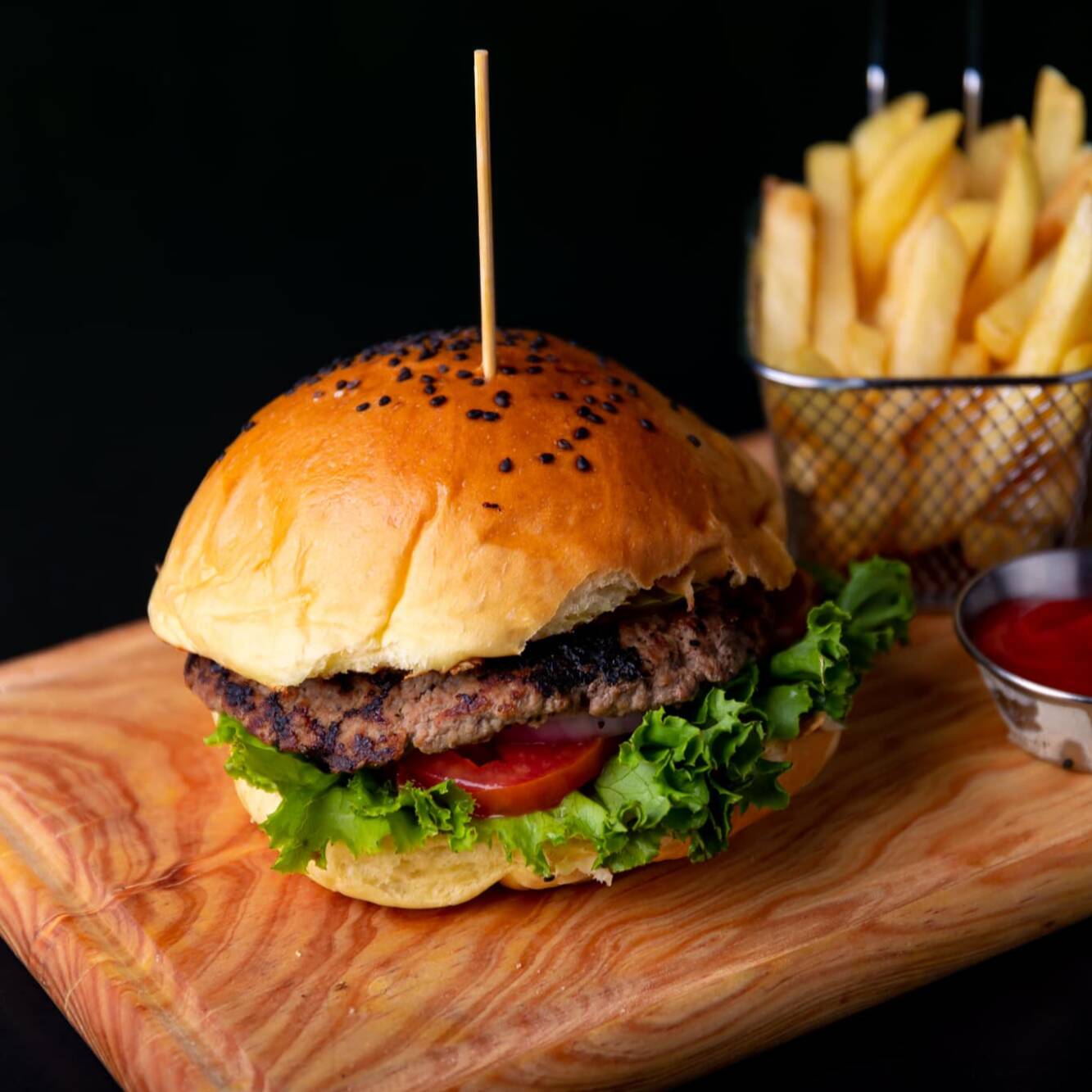 Hamburguesa la Clásica