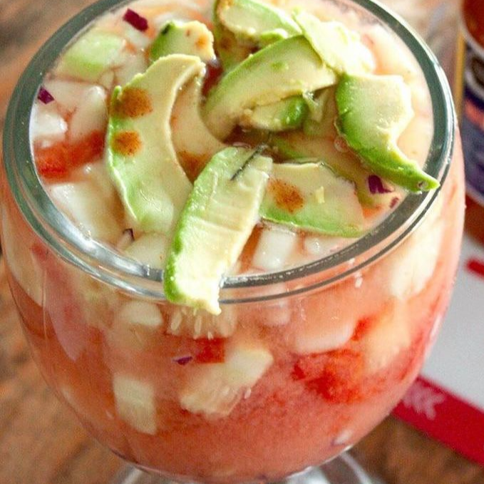 Coctel de Camarón con Pulpo Mediano