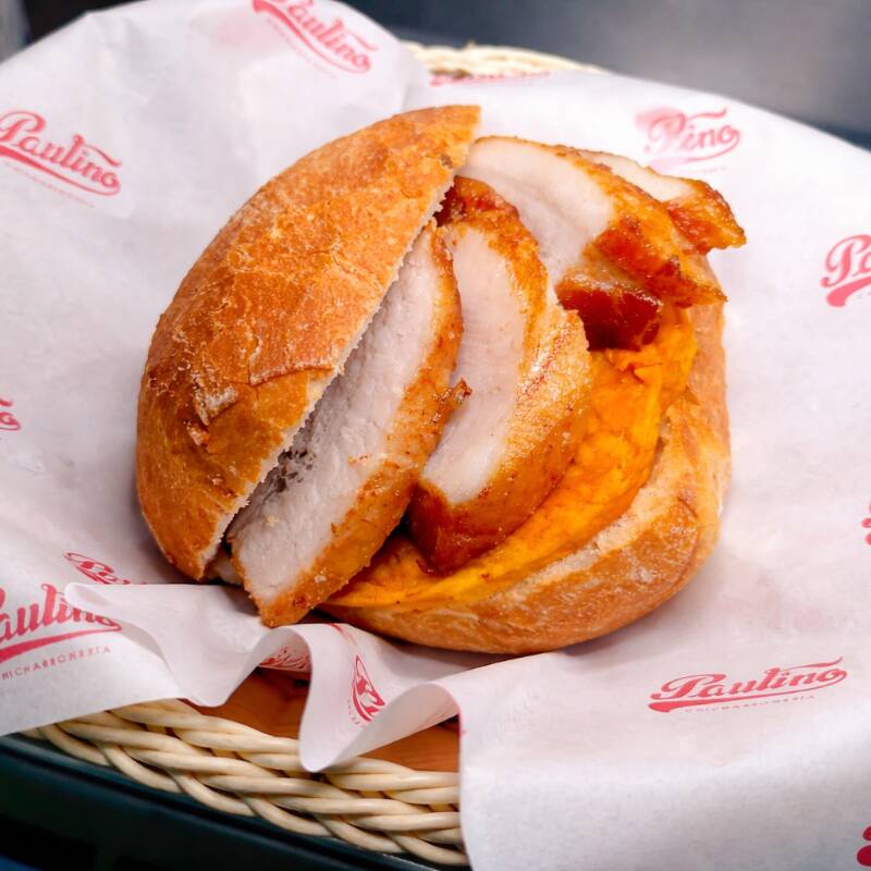 Sanguche de Chicharrón Junior