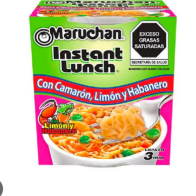 Maruchan Camarón Limón y Habanero