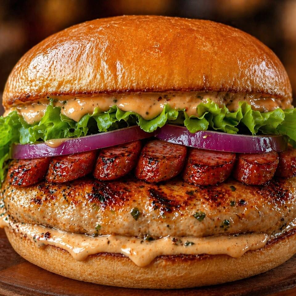 Salchiburger Pollo