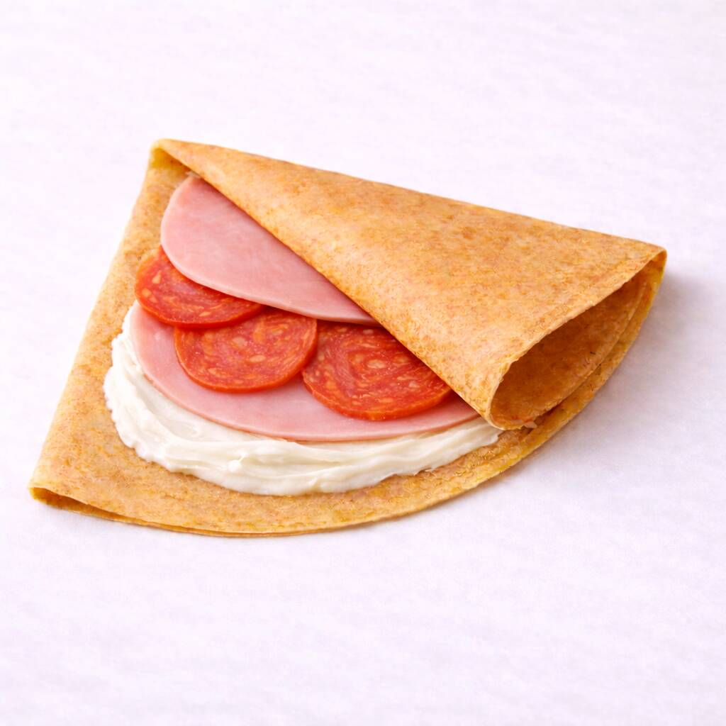 Crepa de Queso Manchego y Pepperoni