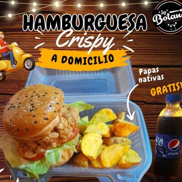 Hamburguesa La Botana Chicken
