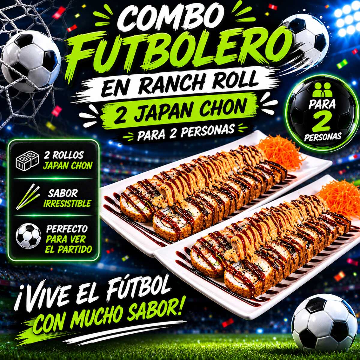 Combo Futbolero 2 Japan Chon