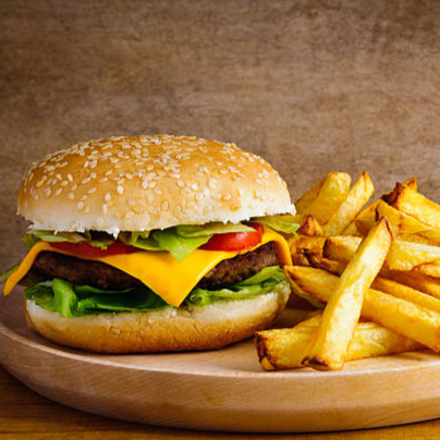 Hamburguesa con Papas