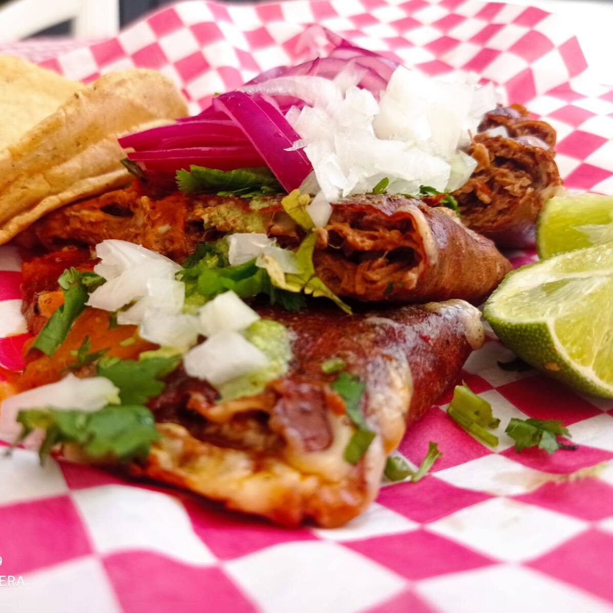 Costra Grande de Queso y Birria