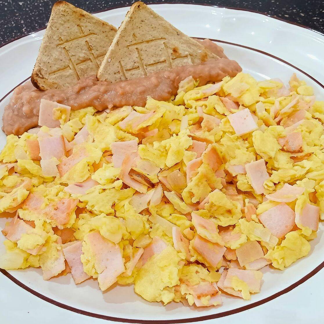🍳🥓 Huevos con Jamón