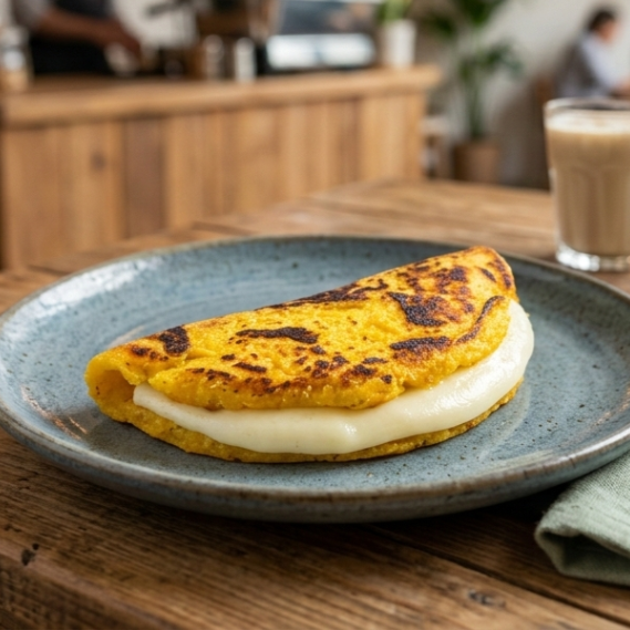 Arepa de choclo con queso