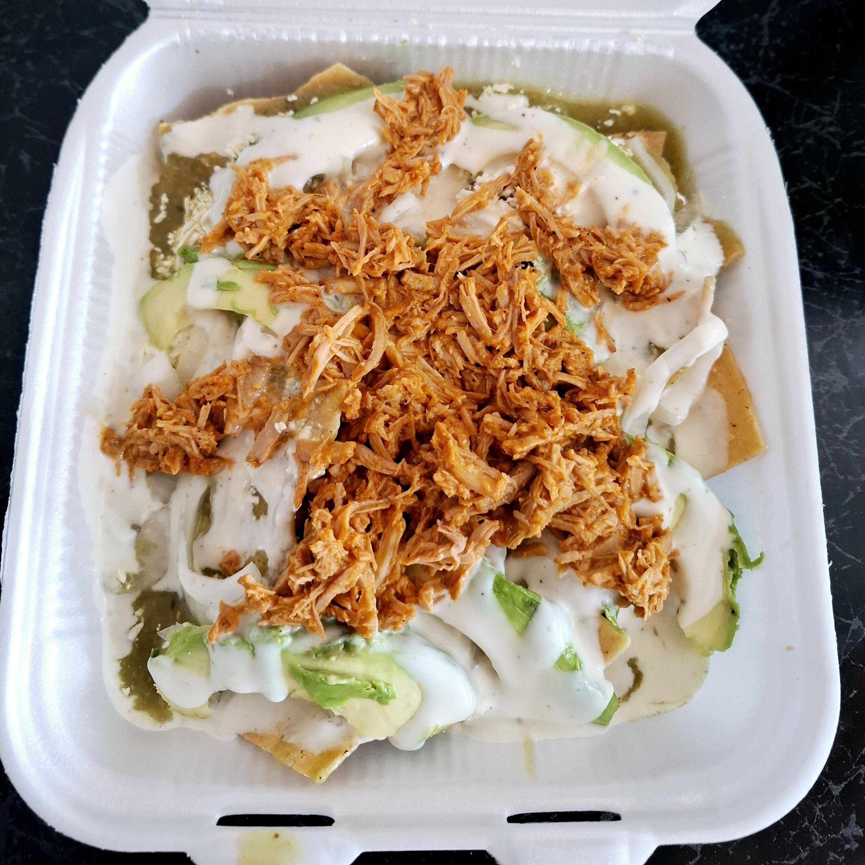 Chilaquiles con Cochinita Pibil