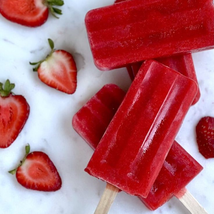 PALETA DE FRESA ( de Agua).