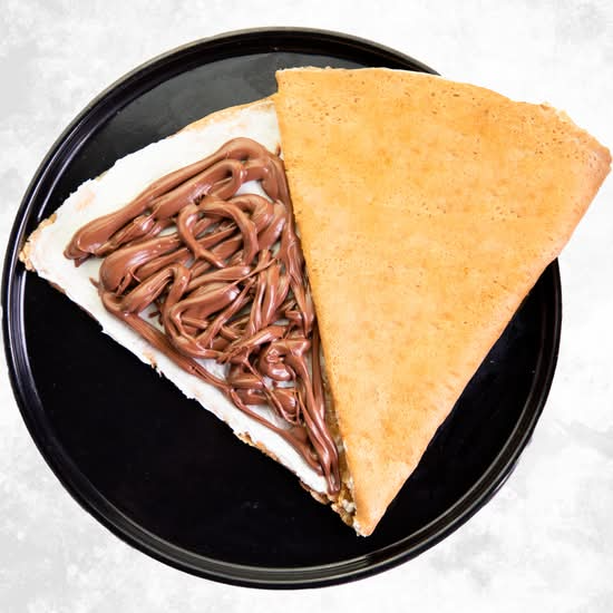 Crepa de Nutella y Queso Philadelphia
