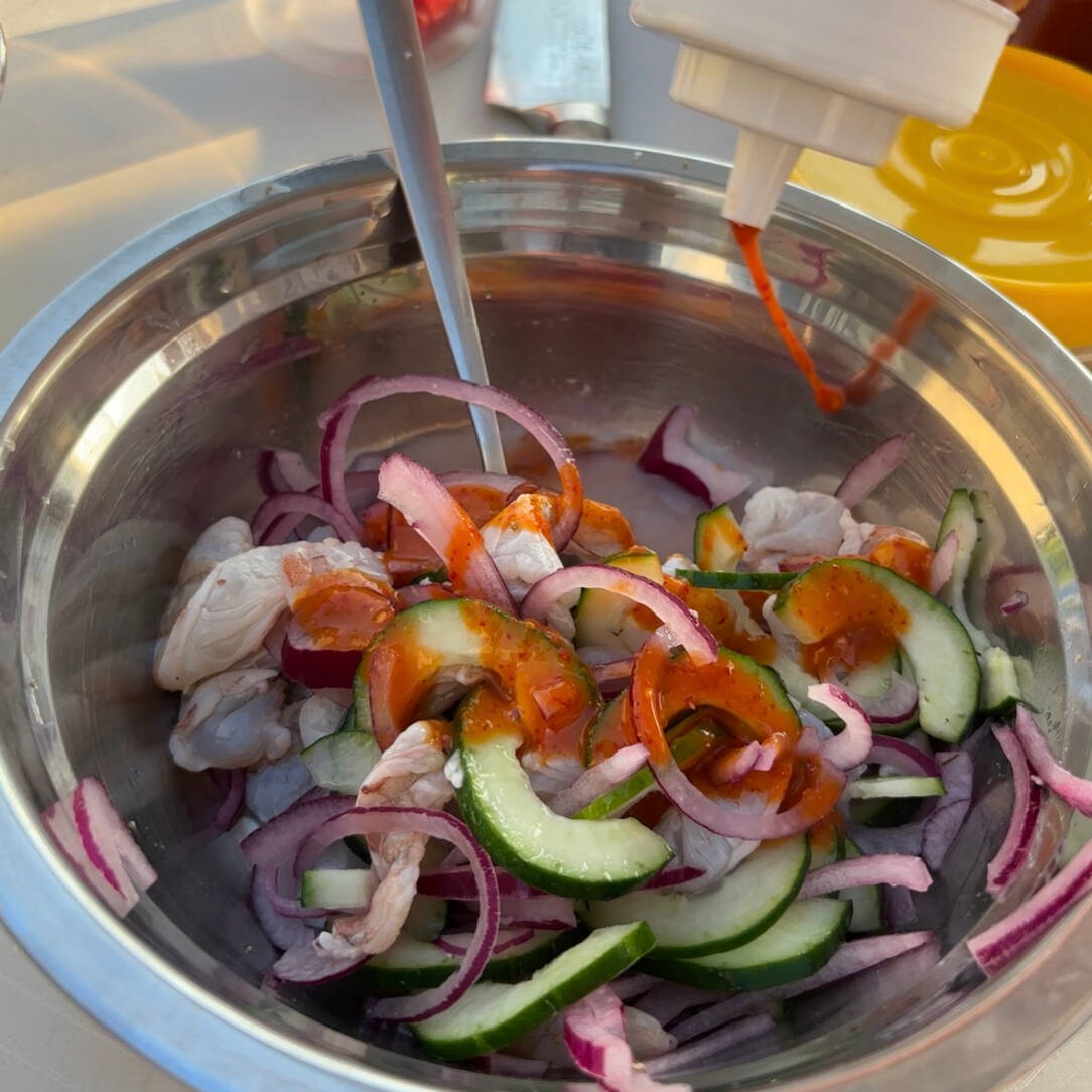 Orden de Aguachile Rojo de Camaron