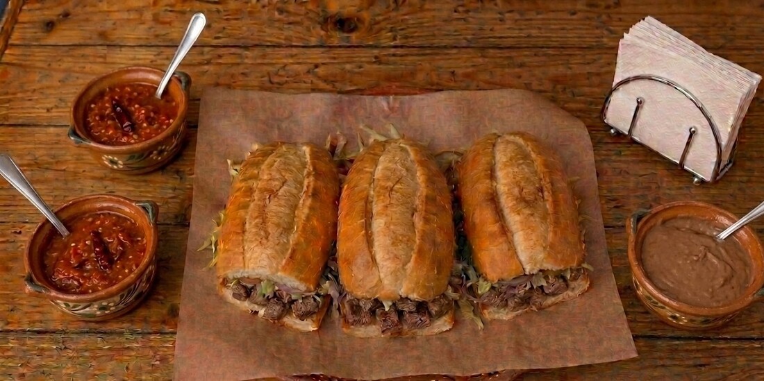 3 Lonches de Bistec